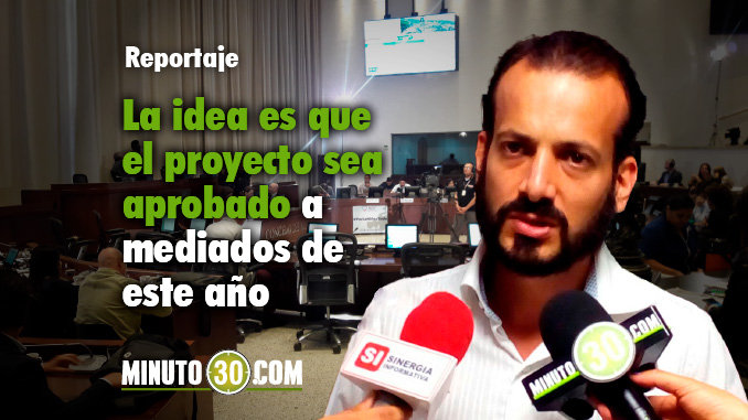 Santiago Jaramillo - Concejal de Medellín. Foto/MInuto30