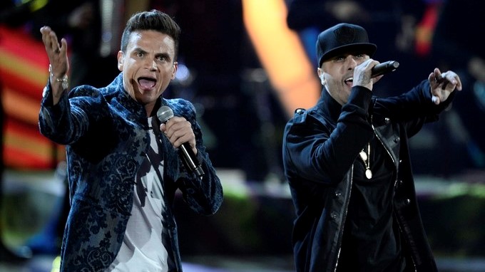 Los cantantes, Silvestre Dangond (izda) y Nicky Jam (dcha). EFE/Archivo