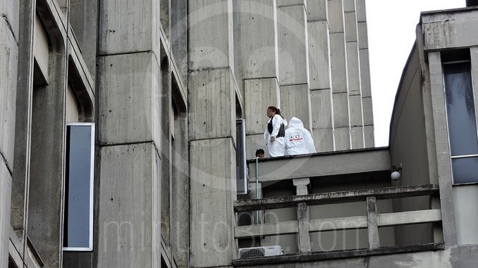 Suicidio en el Palacio de Justicia.