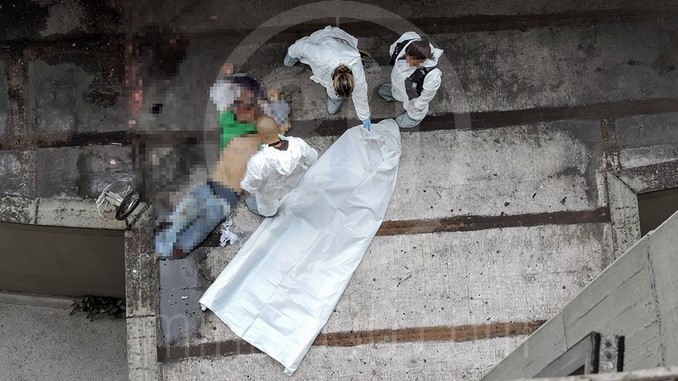 Suicidio en el Palacio de Justicia.