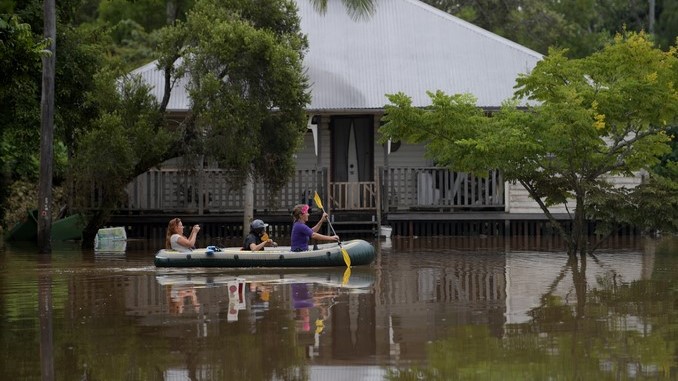 Temporal en Australia. Ciclón.