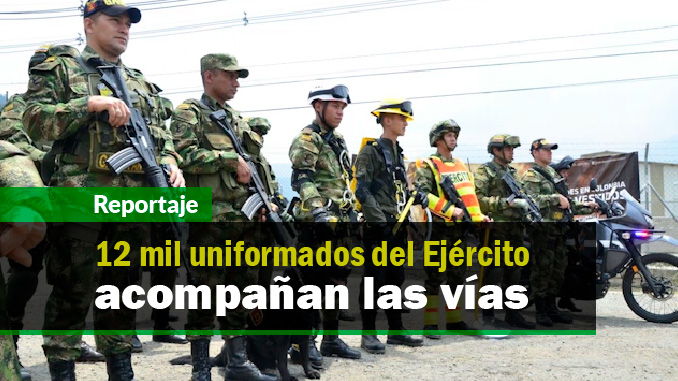 Dispositivos militares para la Semana Mayor. Foto/Captura de pantalla