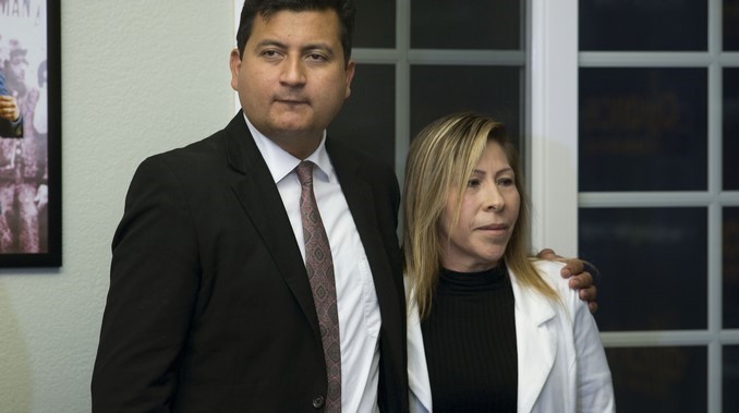 Maria Puga y Christian Ramírez