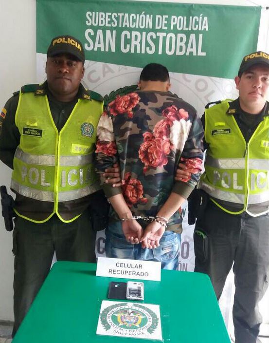 Capturan en San Cristobal dos hombres con celulares robados 3 Captura en San Cristobal2