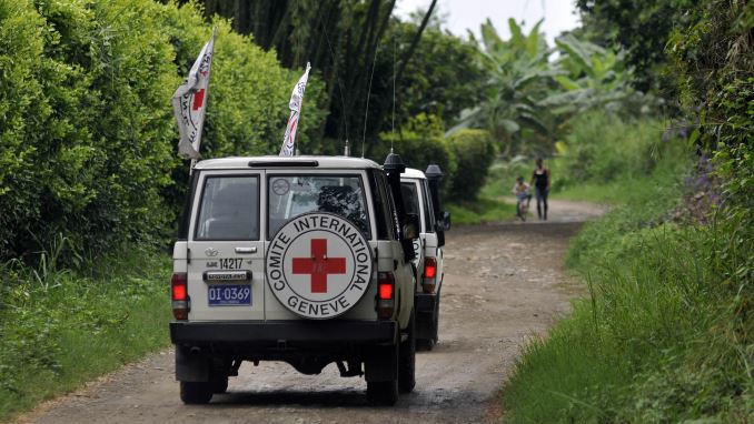 Vehículos del Comité Internacional de la Cruz Roja (CICR)