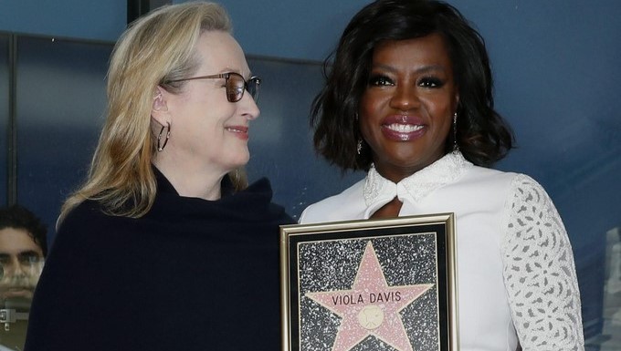 Las actrices estadounidenses Meryl Streep (i) y Viola Davis. EFEArchivo