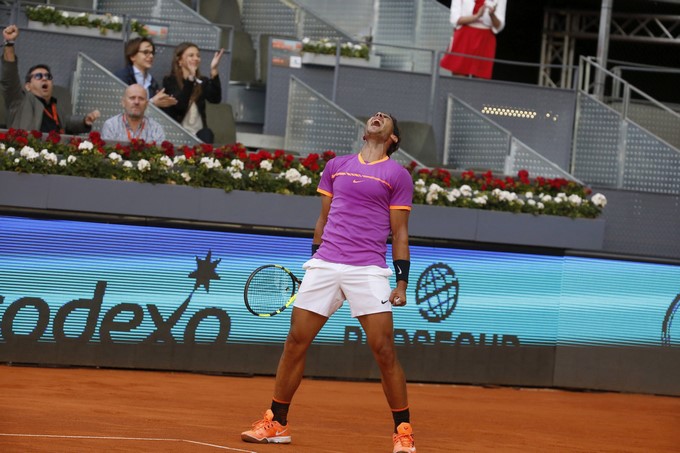 Rafael Nadal supera a Fabio Fognini en su debut 2 Mutua Madrid Open 2
