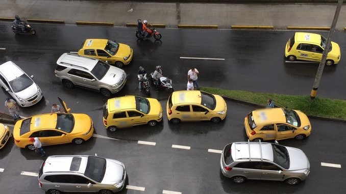 taxistas bloqueos