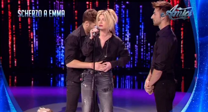 Emma Marrone/ Captura tomada de Facebook: Amici di Maria De Filippi