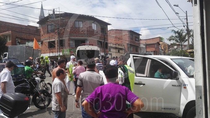 Accidente de tránsito en Campo Valdés.