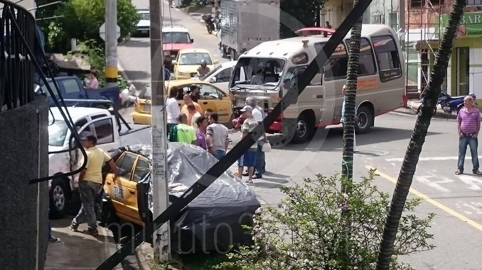 Accidente de tránsito en Campo Valdés.