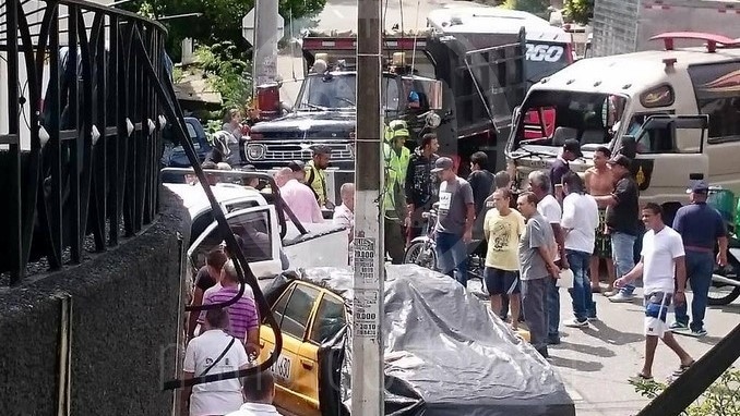 Accidente de tránsito en Campo Valdés.