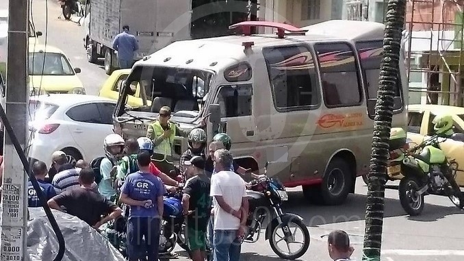 Accidente de tránsito en Campo Valdés.