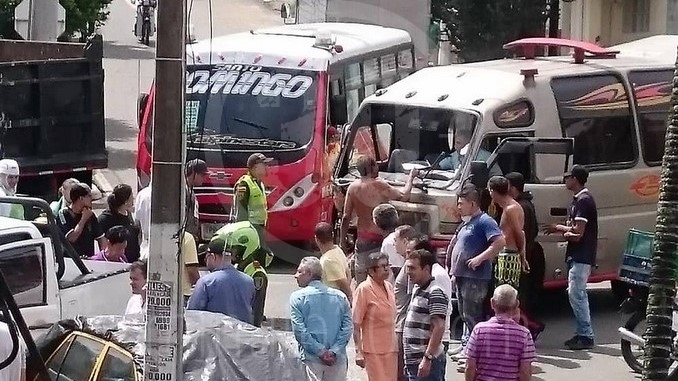Accidente de tránsito en Campo Valdés.