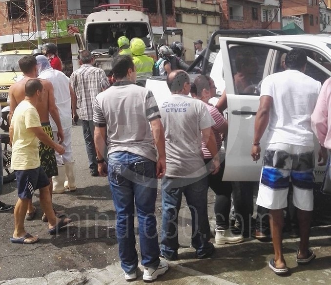 Accidente de tránsito en Campo Valdés.