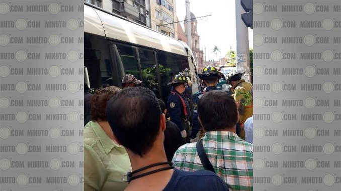 Accidente en el tranvía.