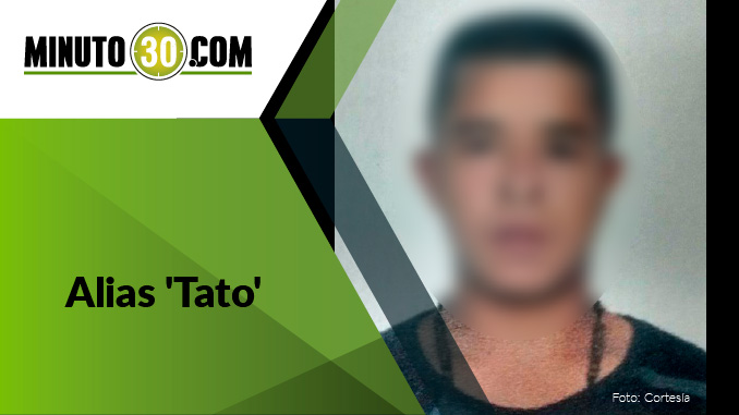 A la cárcel alias 'Tato' por presunta extorsión a una empresa constructora 1 alias 'Tato'