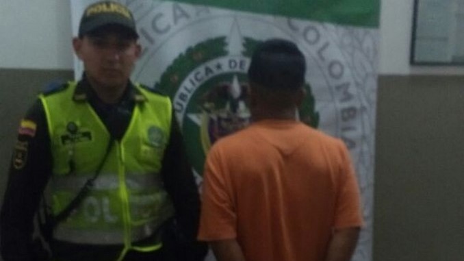 Capturado en el centro de Medellín.