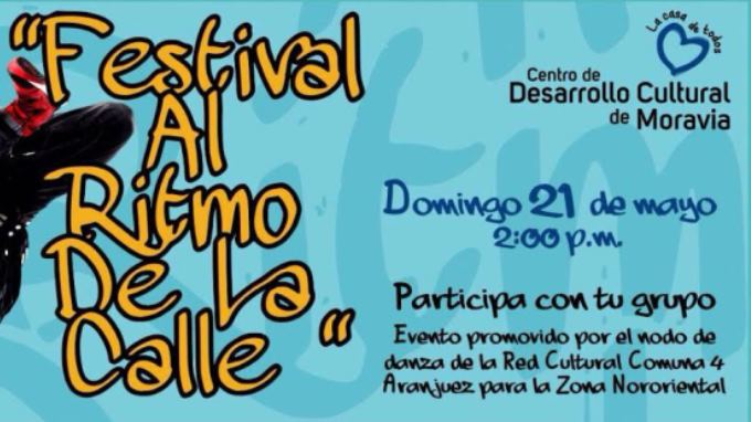 No te pierdas el Festival al Ritmo de la Calle: Domingo 21 de mayo en Moravia