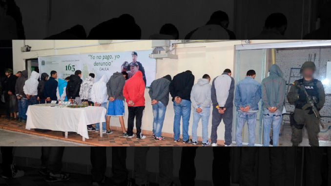 Cayeron varios integrantes de 'el Hueco', banda que generaba $1.236 millones al año