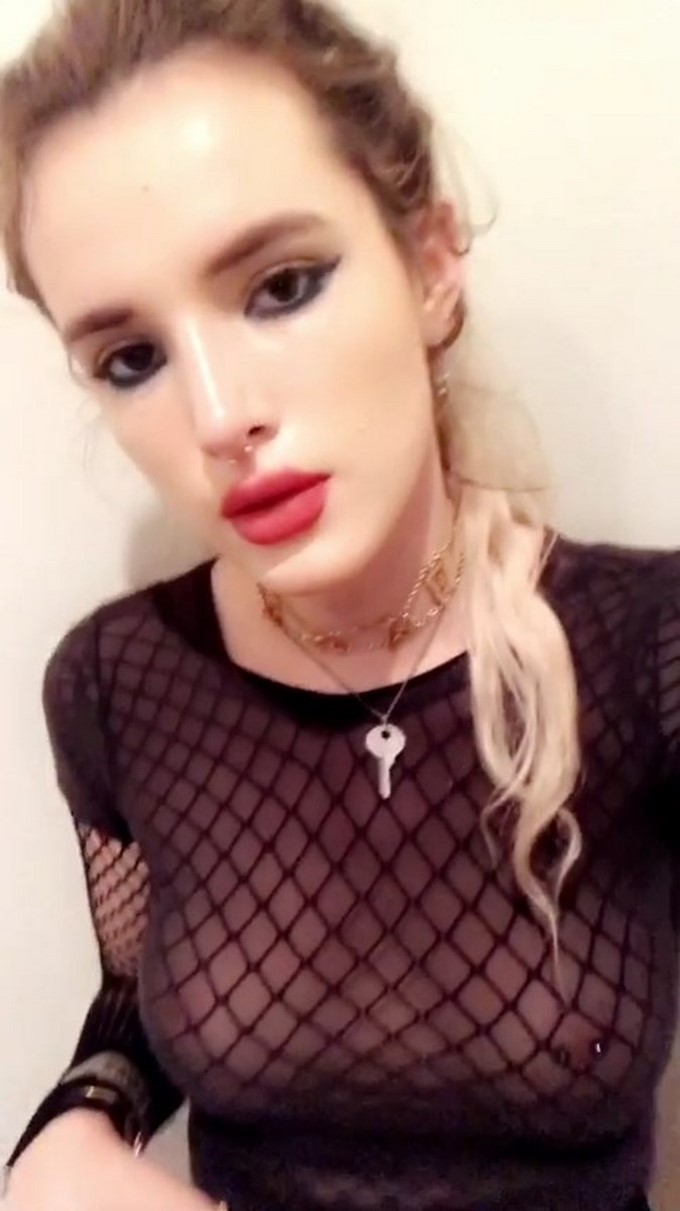 Bella Thorne/ Tomada de El Farandi, captura de Snapchat de Bella Thorne