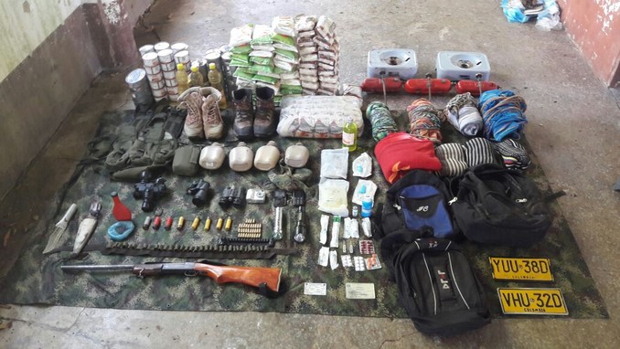 El Ejército destruyó un campamento de 'los Puntilleros' en el Meta