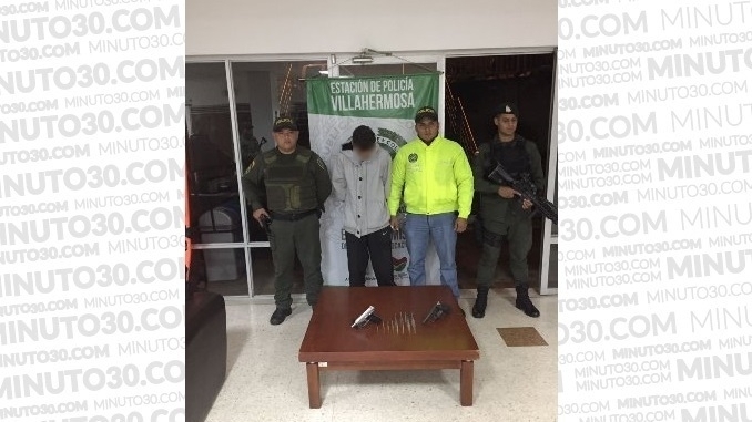 Capturado con armas en el barrio La Libertad.