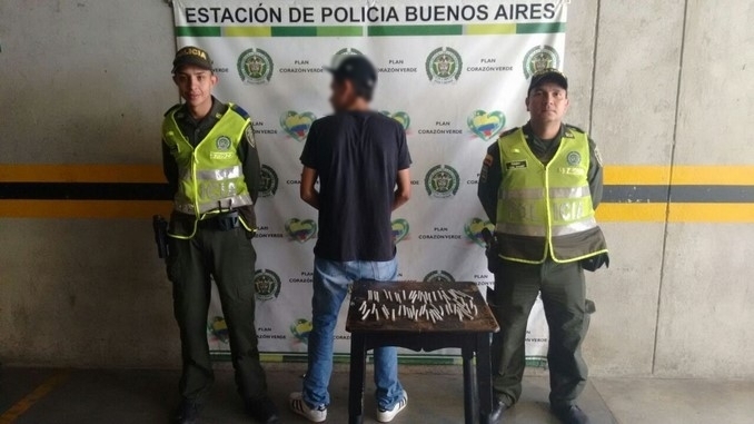 Capturado con marihuana en Buenos Aires.