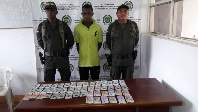 Capturado por robo en Nóvita, Chocó.