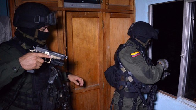 Capturados de la banda 'El Guayabo'.