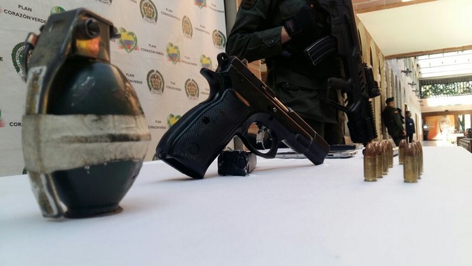 Capturados en San Jerónimo.