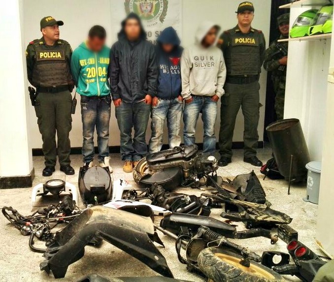 Capturados en Santa Bárbara.