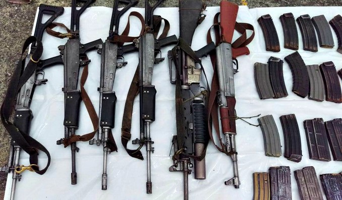 Integrantes del 'Clan del Golfo' capturados en Yalí.