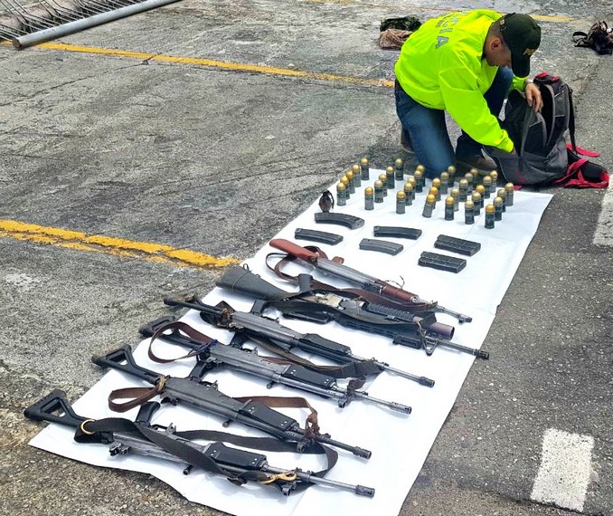 Integrantes del 'Clan del Golfo' capturados en Yalí.