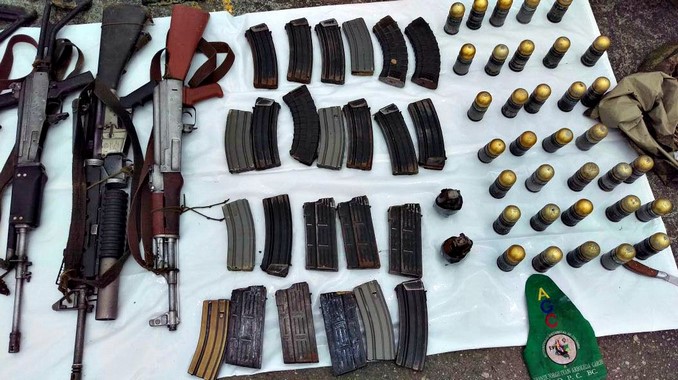 Integrantes del 'Clan del Golfo' capturados en Yalí.