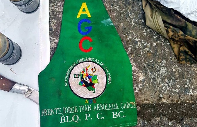 Integrantes del 'Clan del Golfo' capturados en Yalí.