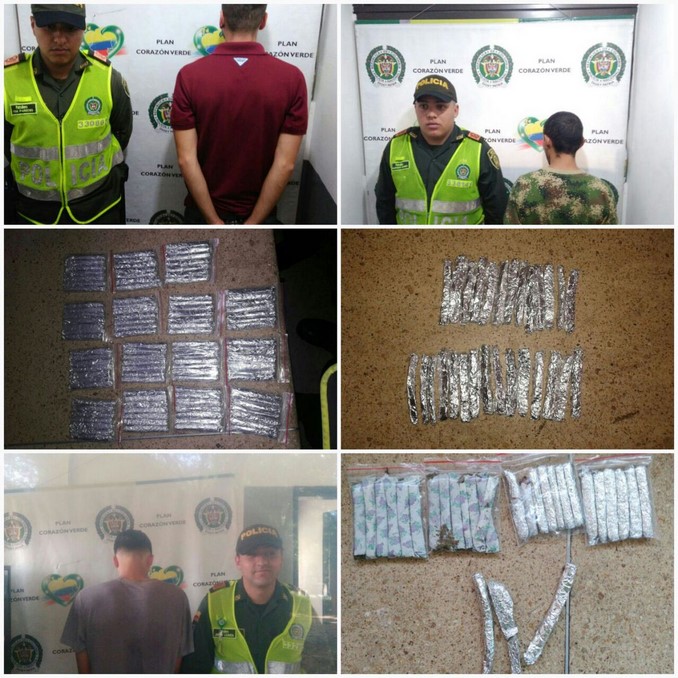 Capturados con cigarrillos de marihuana en San Javier.