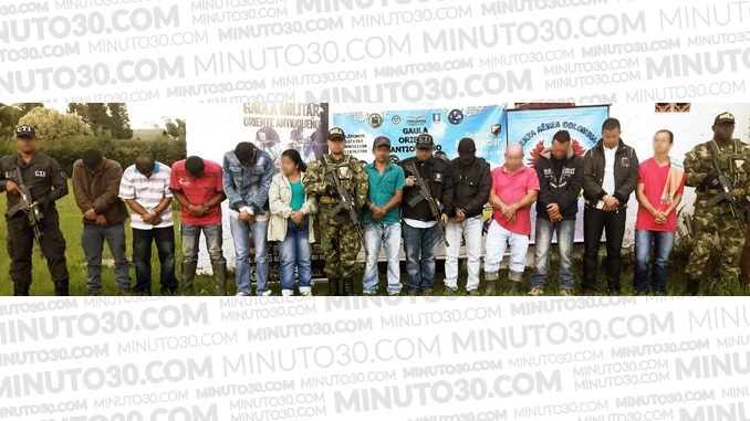 Capturados de la banda Trianón.