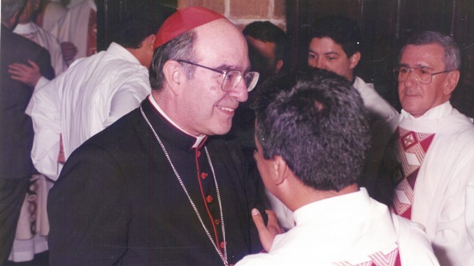 El cardenal Alfonso López Trujillo.