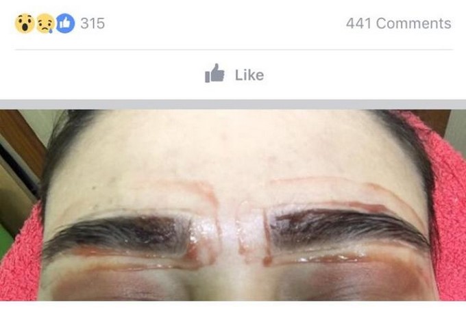 Cejas de @chaeronaea / Tomada de Twitter: @chaeronaea