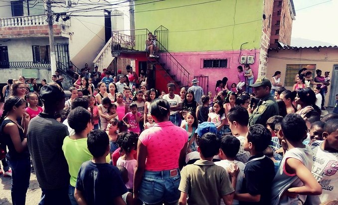 Así celebraron los niños de la Comuna 13 el mes de la niñez