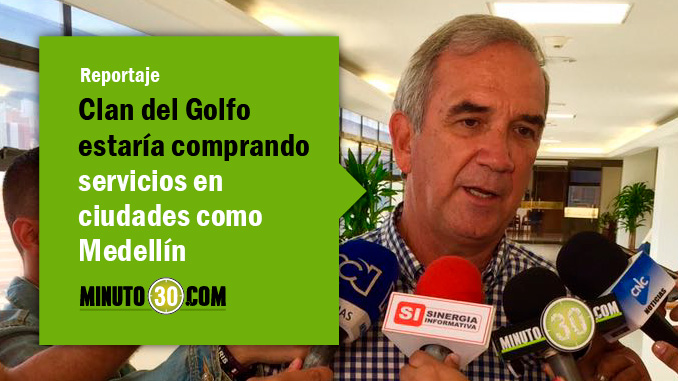 Gustavo Villegas - Secretario de Seguridad Medellín. Foto/Minuto30