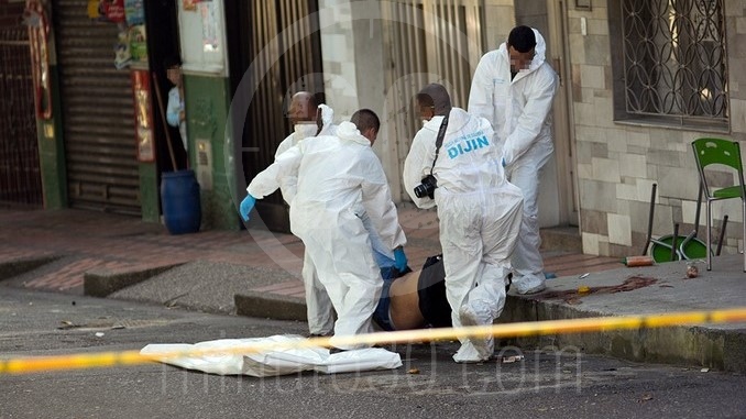 Crimen y sicario abatido por la Policía en el barrio El Danubio.