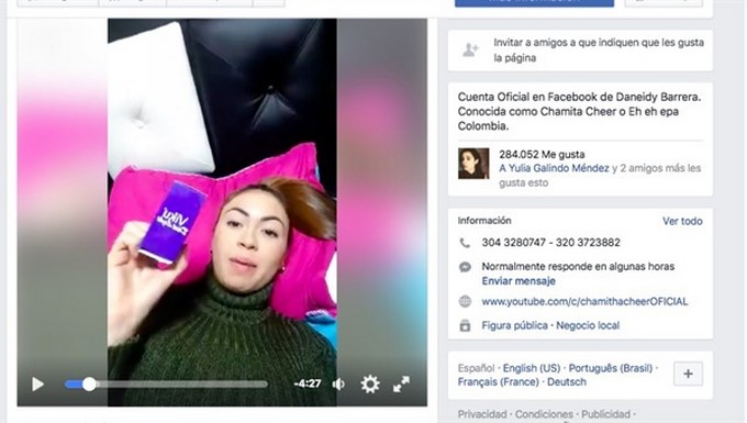 Captura de pantalla realizado por La W desde las redes sociales de "Epa Colombia"