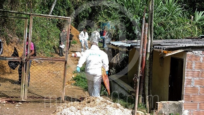 Dos hombres fueron asesinados en el municipio de Caldas.