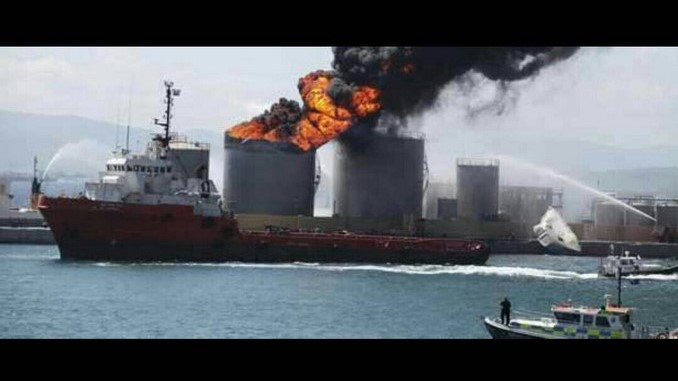 Explosiones en Cartagena.