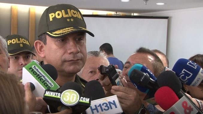 VIDEO: Autoridades reiteraron recompensa por alias 'Abelito', presunto jefe de la banda 'La Sierra' 1 General Óscar Gómez Heredia, comandante de la Policía Metropolitana.