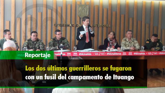 Luis Pérez - Gobernador de Antioquia en rueda de prensa tras Consejo de Seguridad. Foto/Minuto30
