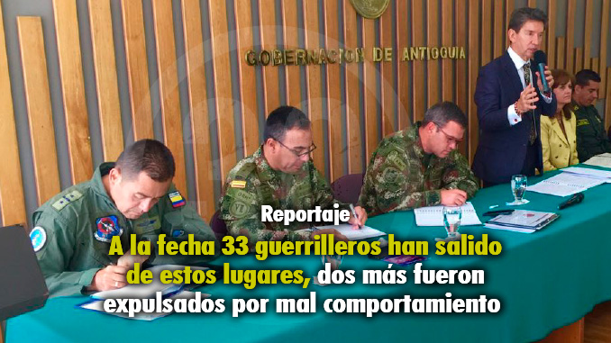 Que las Zonas de Normalización de las FARC, se conviertan en estaciones del Ejército o la Policía propone Gobernador