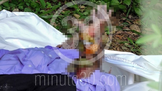 Hombre muerto en la autopista Norte.